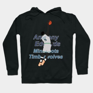 Anthony edwards jumps with the ball Hoodie